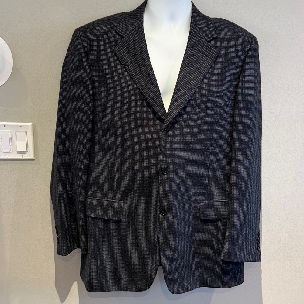 Canali Dark Gray Sports Blazer